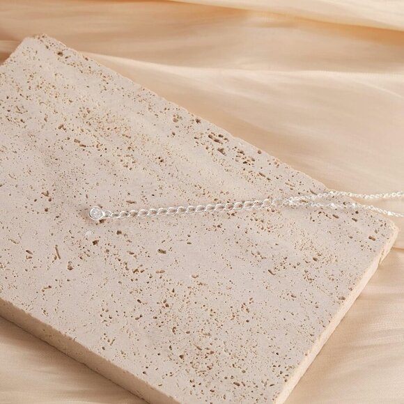 Single Clasp Beaded chain Cuban Link Waterproof Adjustable Anklet for Women - Picture 7 of 8